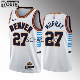 NBA Denver Nuggets Trikot Jamal Murray 27 Nike 2022-23 City Edition Blau Swingman - Kinder